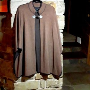 Women's cape by tribal in Brown